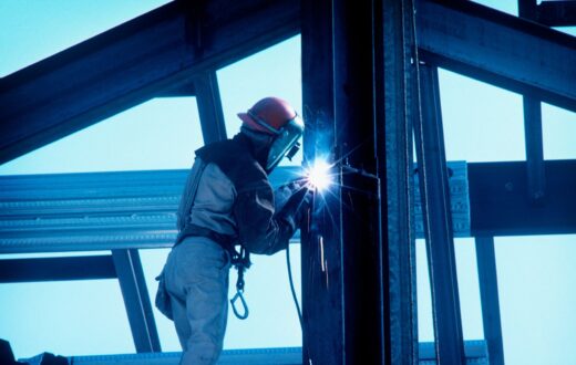 Sheet Pile Beam Soldering